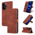 For Xiaomi Redmi Note 12 5G Global China Poco X5 AZNS Skin Feel Calf Texture Flip Leather ...(Brown)