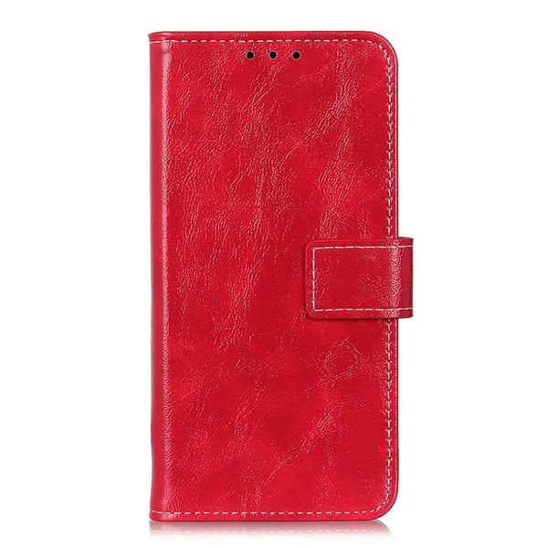 For Xiaomi Poco X5 5G Redmi Note 12 5G Retro Crazy Horse Texture Flip Leather Phone Case(Red)