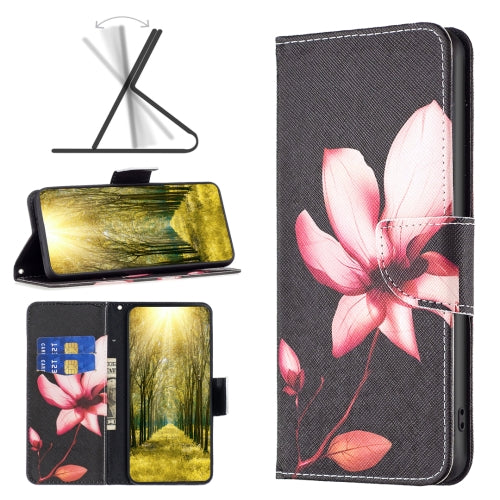 For Xiaomi 13 Lite Civi 2 Colored Drawing Leather Phone Case(Lotus)