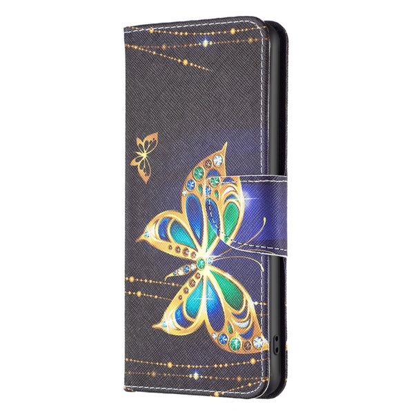 For Xiaomi 13 Lite Civi 2 Colored Drawing Leather Phone Case(Big Butterfly)