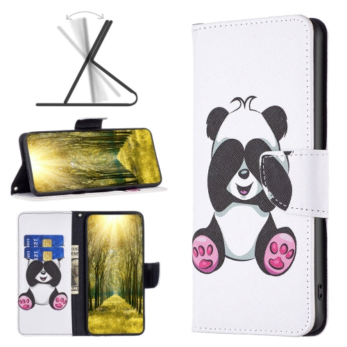 For Xiaomi 13 Lite Civi 2 Colored Drawing Leather Phone Case(Panda)