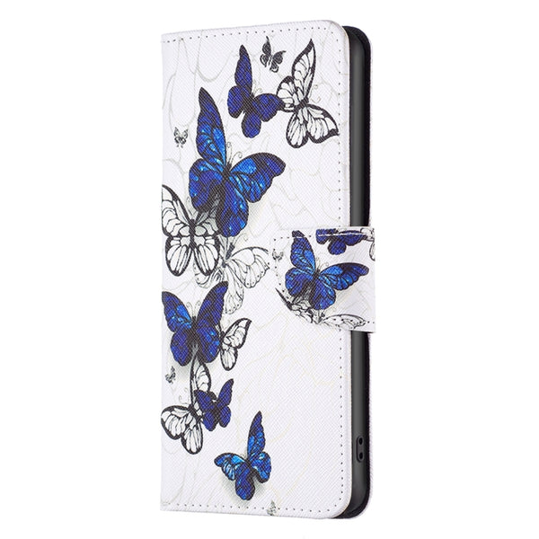 For Xiaomi 13 Lite Civi 2 Colored Drawing Leather Phone Case(Butterflies)