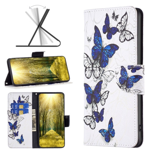 For Xiaomi 13 Lite Civi 2 Colored Drawing Leather Phone Case(Butterflies)