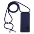 For Galaxy S20 Candy Color TPU Protective Case with Lanyard(Dark Blue)