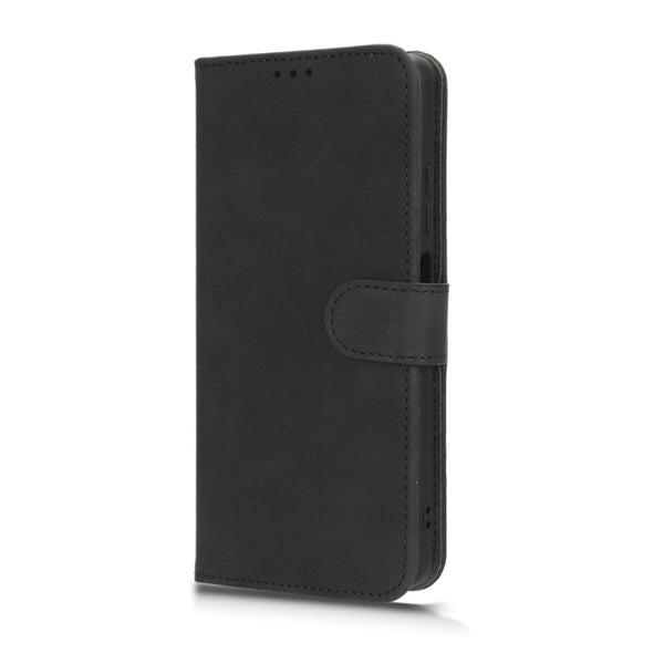For Xiaomi Redmi Note 12 Pro 5G Skin Feel Magnetic Flip Leather Phone Case(Black)