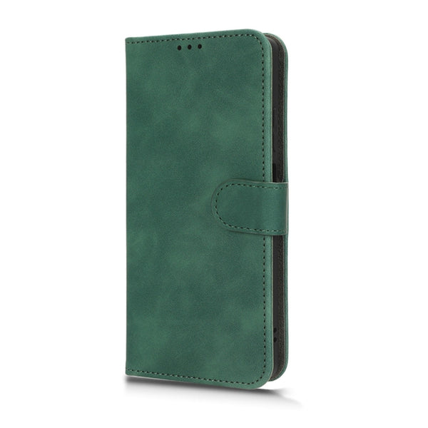 For Xiaomi Redmi Note 12 Pro 5G Skin Feel Magnetic Flip Leather Phone Case(Green)