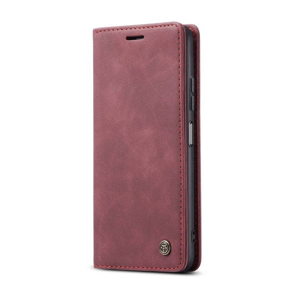 For Xiaomi Redmi Note 12 Pro 5G Poco X5 Pro CaseMe 013 Multifunctional Horizontal Flip ...(Wine Red)