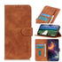 For Samsung Galaxy M14 KHAZNEH Retro Texture Horizontal Flip Leather Phone Case(Brown)