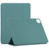 Horizontal Flip Ultra-thin Non-buckle Magnetic PU Leather Tablet Case With Three-folding H...(Green)