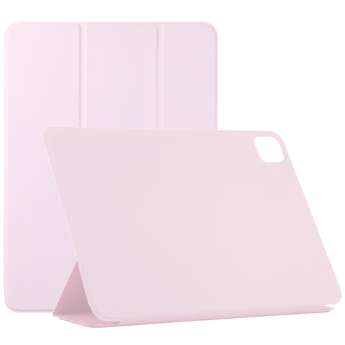 For iPad Pro 12.9 inch(2020) Horizontal Flip Ultra-thin Double-sided Clip Non-buckle Magnet...(Pink)