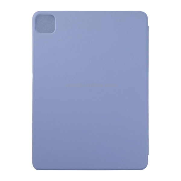 For iPad Pro 12.9 inch(2020) Horizontal Flip Ultra-thin Double-sided Clip Non-buckle Magn...(Purple)