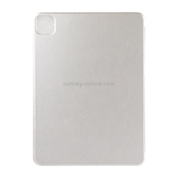 For iPad Pro 12.9 inch(2020) Horizontal Flip Ultra-thin Double-sided Clip Non-buckle Magnet...(Grey)