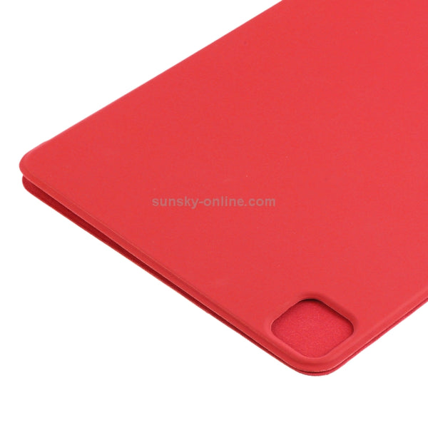 For iPad Pro 12.9 inch(2020) Horizontal Flip Ultra-thin Double-sided Clip Non-buckle Magneti...(Red)