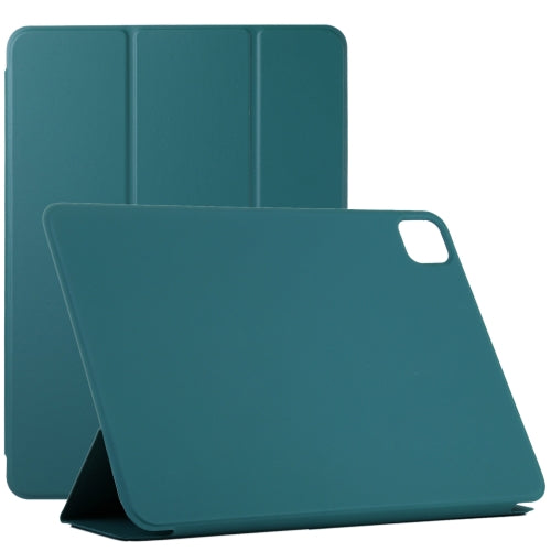 For iPad Pro 12.9 inch(2020) Horizontal Flip Ultra-thin Double-sided Clip Non-buckle ...(Dark Green)