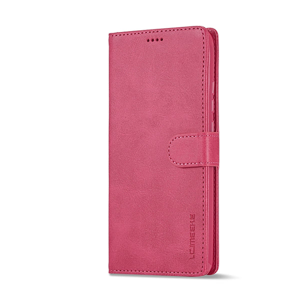 For Xiaomi 13 Lite LC.IMEEKE Calf Texture Horizontal Flip Leather Case(Red)