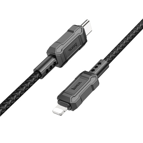 hoco X94 Leader PD 20W USB-C Type-C to 8 Pin Charging Data Dable, Length:1m(Black)