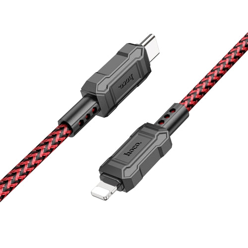 hoco X94 Leader PD 20W USB-C Type-C to 8 Pin Charging Data Dable, Length:1m(Red)