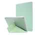 For iPad 10.2 2021 2020 2019 Airbag Deformation Horizontal Flip Leather Case with Hol...(Mint Green)