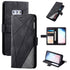 For Samsung Galaxy S10e Skin Feel Splicing Horizontal Flip Leather Case with Holder & Card...(Black)