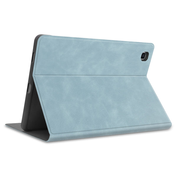 For Samsung Galaxy Tab S6 Lite P610 P615 Cowhide Texture TPU Tablet Horizontal Flip Lea...(Sky Blue)