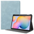 For Samsung Galaxy Tab S6 Lite P610 P615 Cowhide Texture TPU Tablet Horizontal Flip Lea...(Sky Blue)