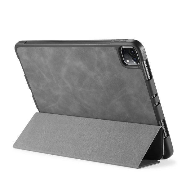 For iPad Pro 11 (2020) DG.MING See Series Horizontal Flip Leather Tablet Case with Holder &...(Gray)