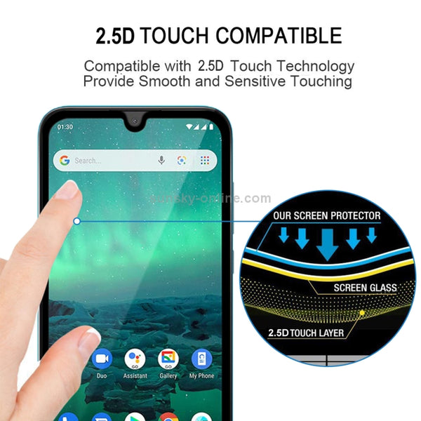 For Nokia 1.3 Full Glue Full Screen Tempered Glass Film