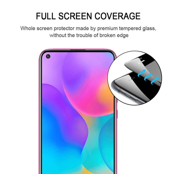 For Huawei Honor Play 3 Full Glue Full Screen Tempered Glass