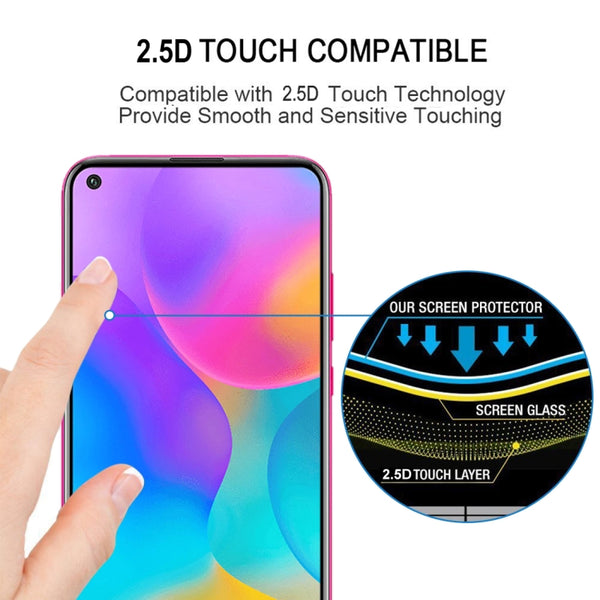 For Huawei Honor Play 3 Full Glue Full Screen Tempered Glass