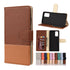 For Samsung Galaxy Note20 Color Splicing Horizontal Flip Leather Case with Holder & Card S...(Brown)