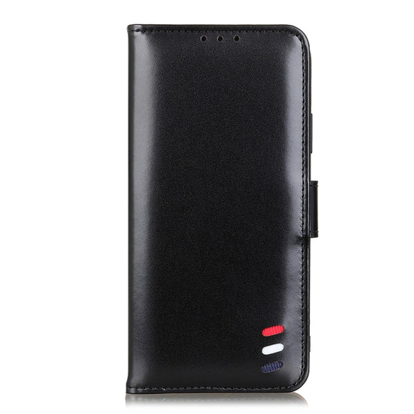 For iPhone 12 mini 3-Color Pearl Texture Magnetic Buckle Horizontal Flip PU Leather Case w...(Black)