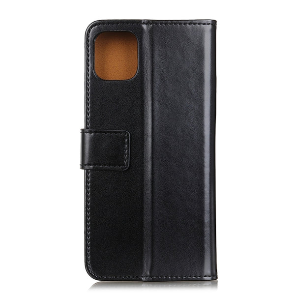 For iPhone 12 mini 3-Color Pearl Texture Magnetic Buckle Horizontal Flip PU Leather Case w...(Black)