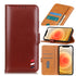 For iPhone 12 mini 3-Color Pearl Texture Magnetic Buckle Horizontal Flip PU Leather Case w...(Brown)