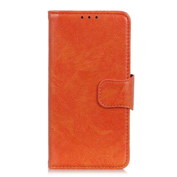 For Motorola Moto E7 Nappa Texture Horizontal Flip Leather C