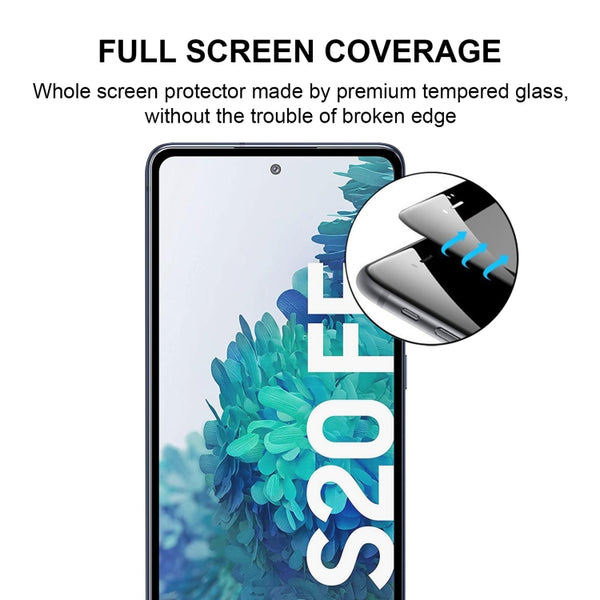 For Samsung Galaxy S20 FE S20 FE 5G S20 FE 2022 Full Glue Full Screen Tempered Glass Film