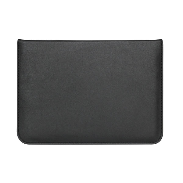 PU Leather Ultra-thin Envelope Bag Laptop Bag for MacBook Air Pro 11 inch, with Stand Func...(Black)