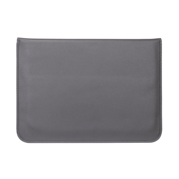 PU Leather Ultra-thin Envelope Bag Laptop Bag for MacBook Air Pro 11 inch, with Stand...(Space Gray)