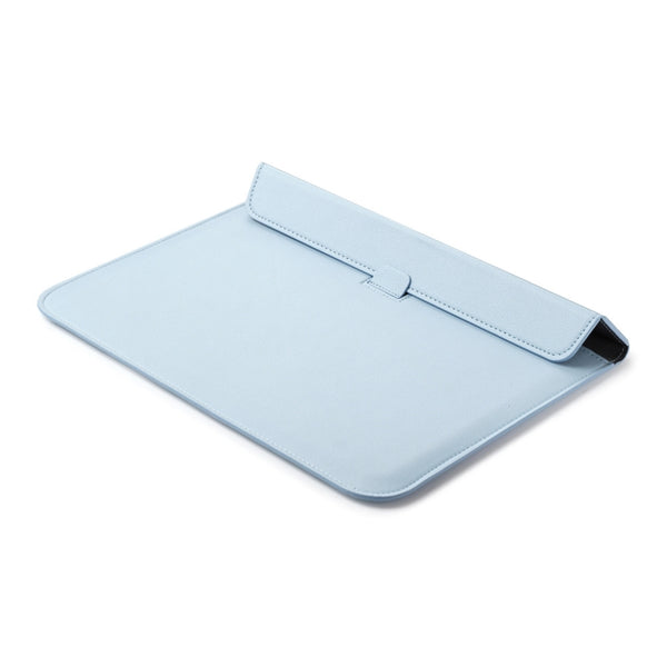 PU Leather Ultra-thin Envelope Bag Laptop Bag for MacBook Air Pro 11 inch, with Stand F...(Sky Blue)