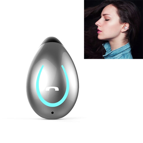 YX08 Ultra-light Ear-hook Wireless V5.0 Bluetooth Earphones Ear Clip Stereo Bluetooth Heads...(Grey)
