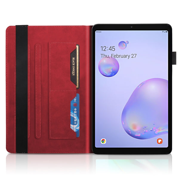 For Samsung Galaxy Tab A 8.0 (2019) T290 Life Tree Series Horizontal Flip Leather Case with ...(Red)