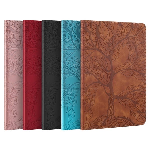 For Samsung Galaxy Tab A 8.0 (2019) T290 Life Tree Series Horizontal Flip Leather Case...(Rose Gold)