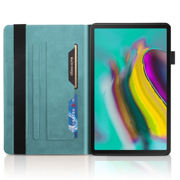 For Samsung Galaxy Tab S5e 10.5 T720 Life Tree Series Horizontal Flip Leather Case wit...(Lake Blue)