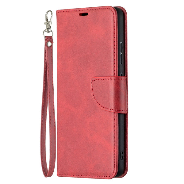 For Nokia 2.4 Retro Lambskin Texture Pure Color Horizontal F