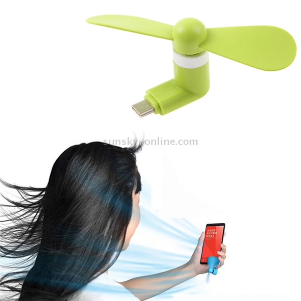Fashion USB 3.1 Type | C Port Mini Fan with Two Leaves