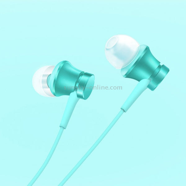 Original Xiaomi Mi In-Ear Headphones Basic Earphone with Wire Control Mic, Support Answerin...(Blue)