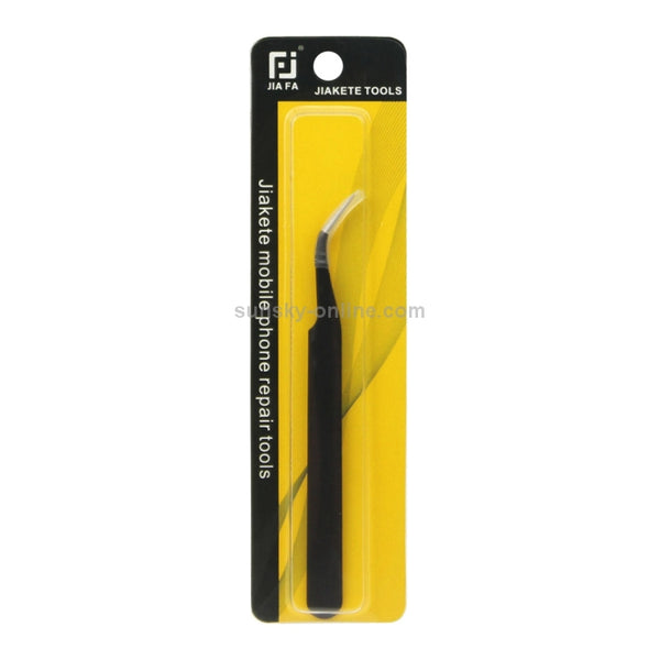 JIAFA JF | 604 Curved Tip Tweezers (Black)