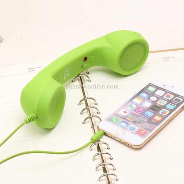 3.5mm Plug Mic Retro Telephone Anti | radiation Cell Phone H