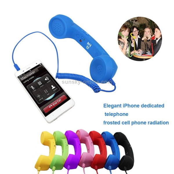 3.5mm Plug Mic Retro Telephone Anti | radiation Cell Phone H