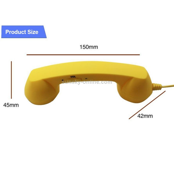 3.5mm Plug Mic Retro Telephone Anti | radiation Cell Phone H