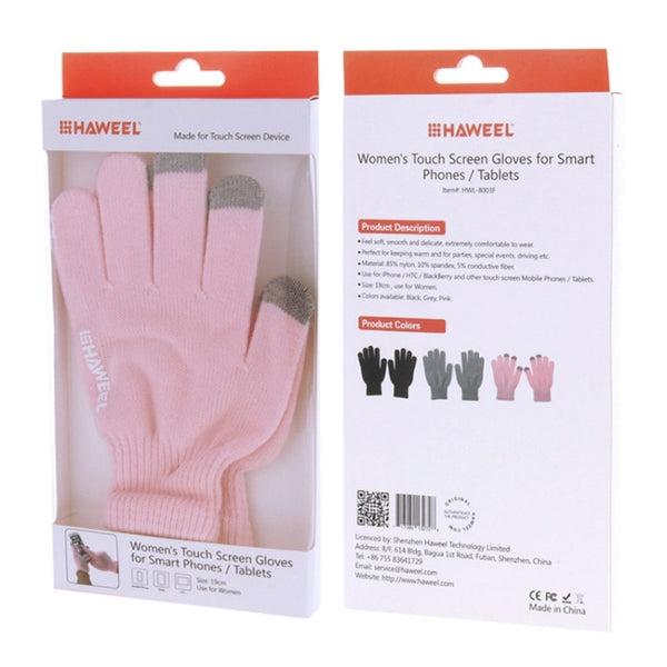 HAWEEL Three Fingers Touch Screen Gloves for Women